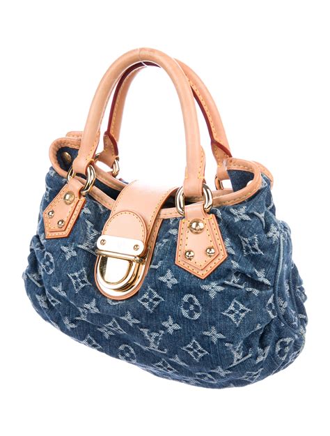 louis vuitton denim speedy|louis vuitton denim pleaty bag.